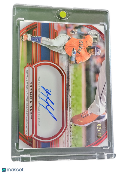 2025 Topps Tribute Tribute To Cleats Yordan Alvarez #Ttc-Ya Red 02/10