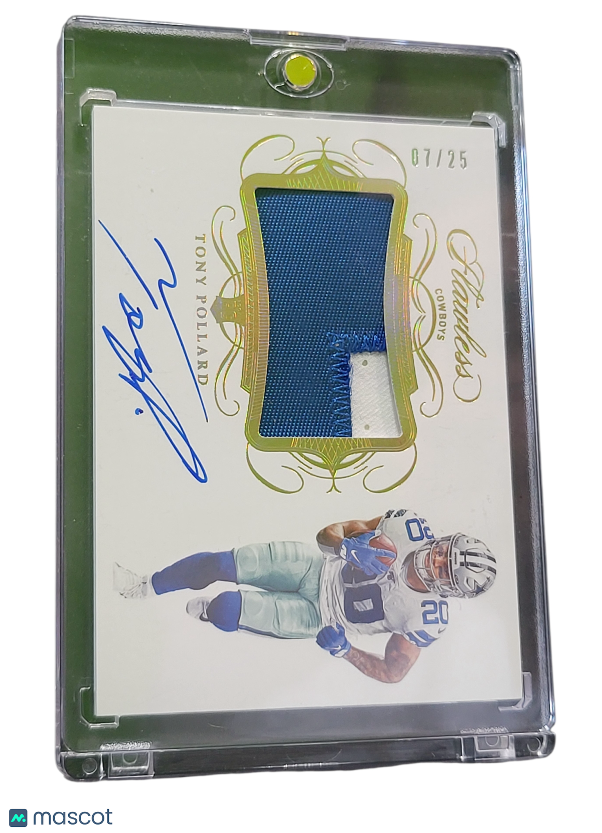 2020 Panini Flawless Tony Pollard #Rpa-Tp 07/25 Patch Memorabilia