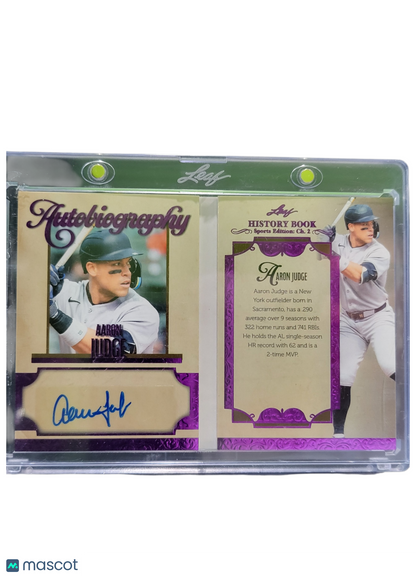 2025 Leaf History Book Sports Edition Ch. 2 Aaron Judge #A-Aj1 2 / 5
