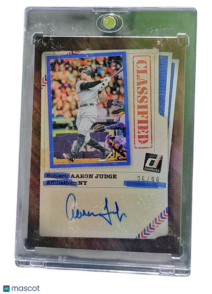 2020 Panini Donruss Classified Aaron Judge #Cls-Aj 25/99