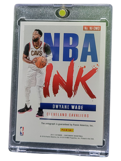 2018 Panini Contenders NBA Ink Dwyane Wade #Ni-Dwd