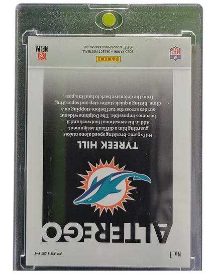 2026 Panini Select Alter Ego Tyreek Hill #No. 1 Prizm Silver