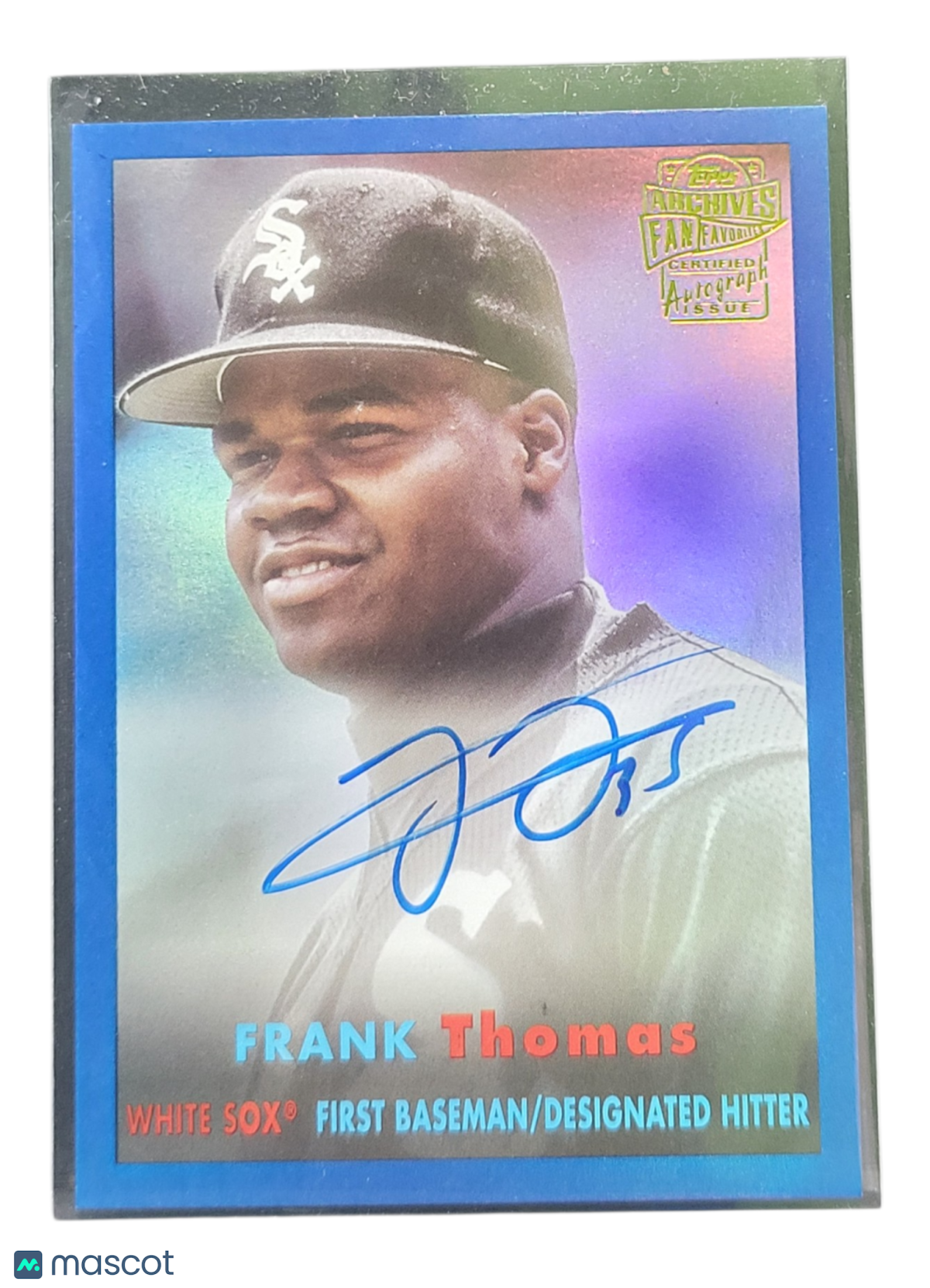 2024 Topps Archives Fan Favorites Frank Thomas #Ff-Ft Blue 15/25