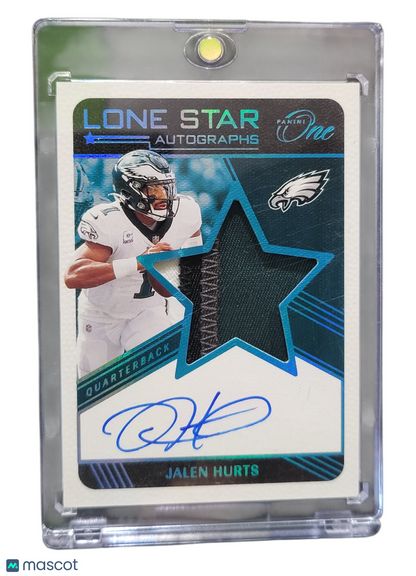 2022 Panini One Lone Star Autographs Jalen Hurts #88 Patch Memorabilia 1/1