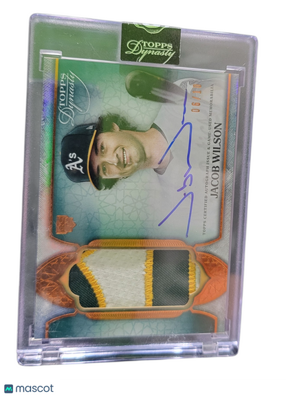 2025 Topps Dynasty Jacob Wilson #Dap-Jw15 06/10 Patch Memorabilia