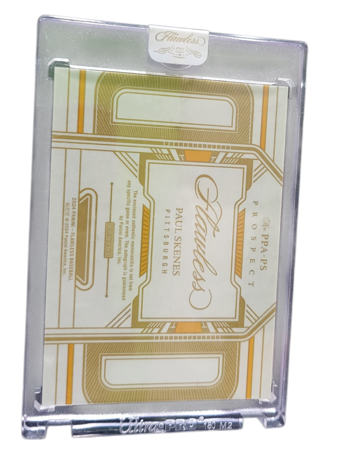 2024 Panini Flawless Baseball Paul Skenes #Ppa-Ps 06/25 Patch Memorabilia