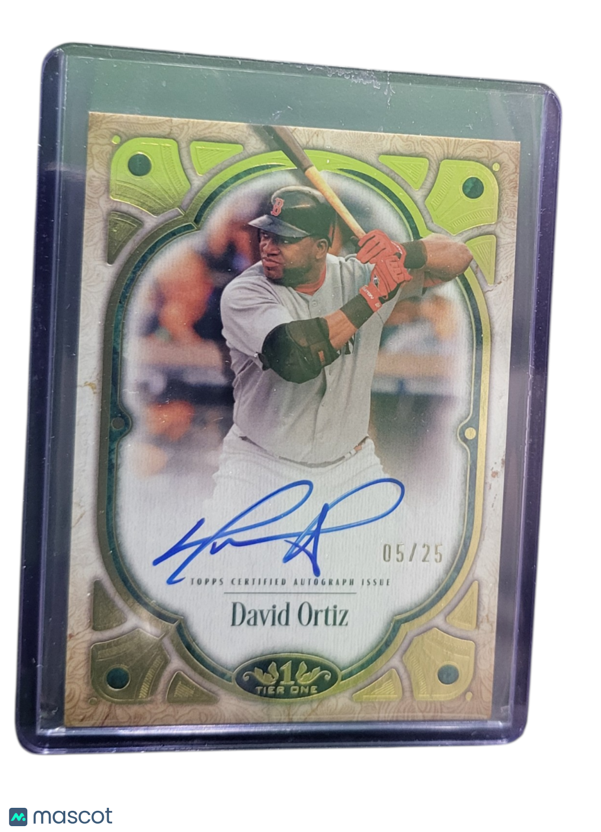 2026 Topps Tier One David Ortiz #Tia-Do 05/25