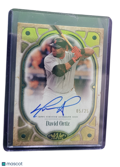 2026 Topps Tier One David Ortiz #Tia-Do 05/25