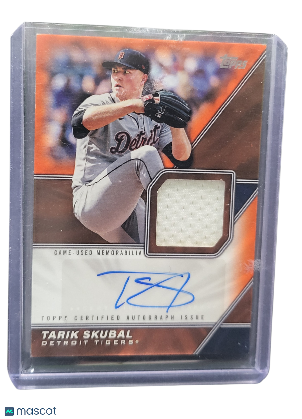 2026 Topps Baseball Tarik Skubal #Mlma-Ts Relic Game-Used Memorabilia 16/25