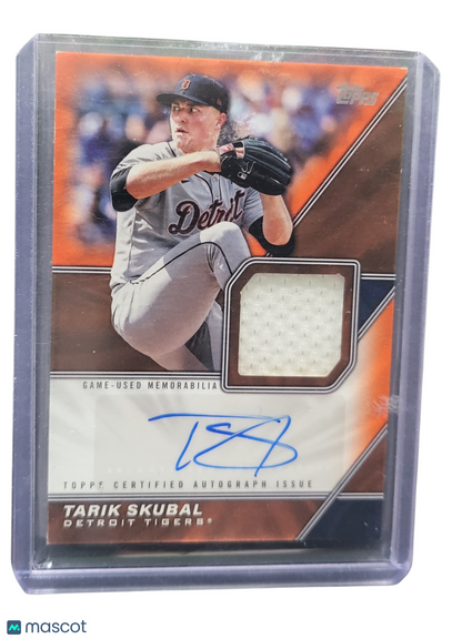 2026 Topps Baseball Tarik Skubal #Mlma-Ts Relic Game-Used Memorabilia 16/25