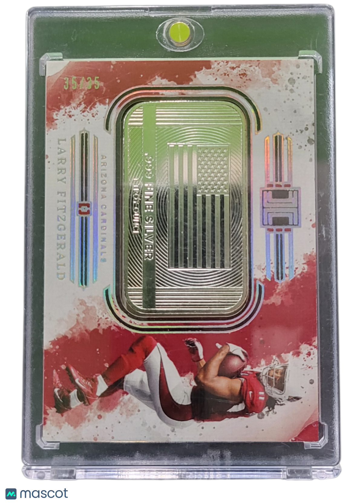 2025 Panini Impeccable Football Larry Fitzgerald #30 Silver Bar