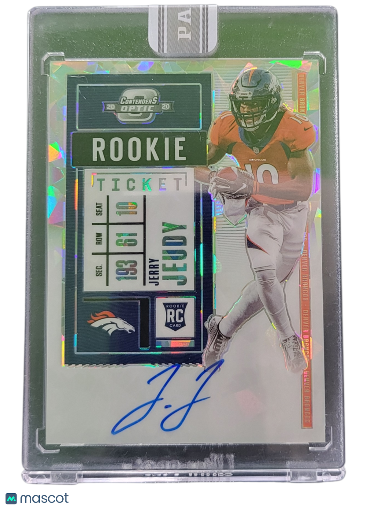 2020 Panini Contenders Optic Jerry Jeudy #106 White Box Rc
