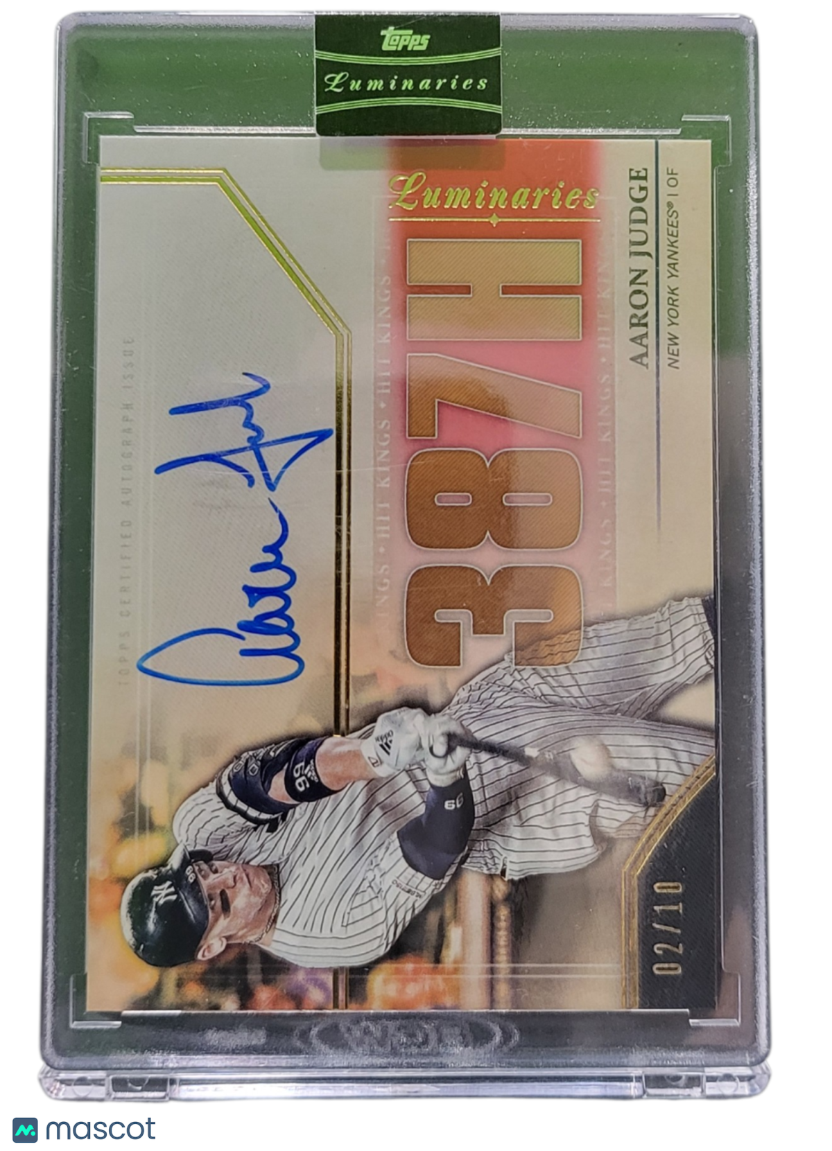 2020 Topps Luminaries Hit Kings Aaron Judge #Hk-Aj 02/10