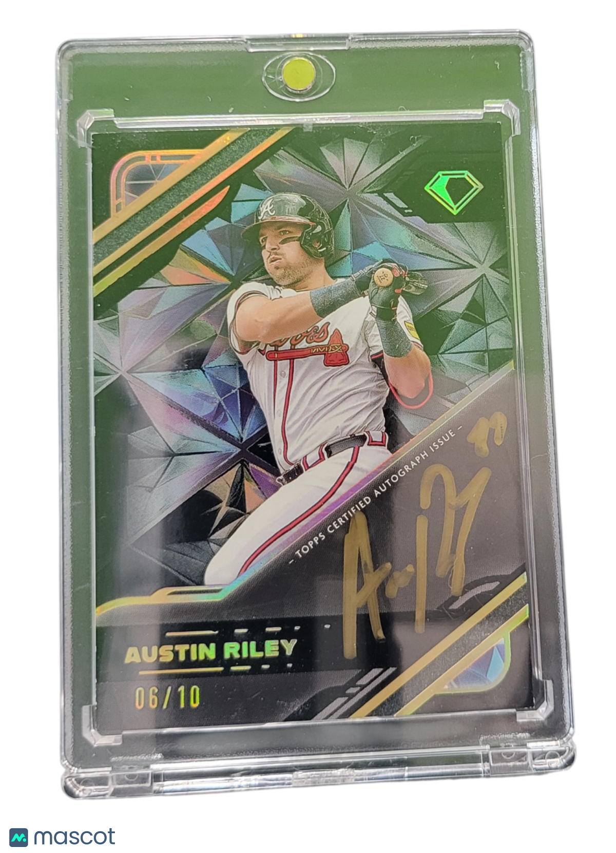 2025 Topps Diamond Icons Austin Riley #Bpa-Ar Black Polychromatink 06/10
