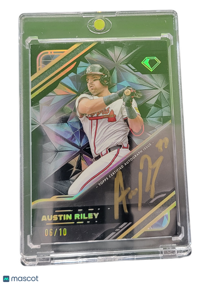 2025 Topps Diamond Icons Austin Riley #Bpa-Ar Black Polychromatink 06/10