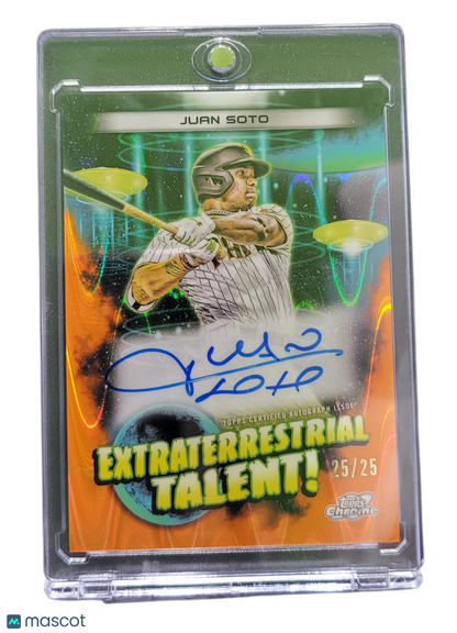 2023 Topps Cosmic Extraterrestrial Auto Variation Juan Soto #Eta-Js Orange /25