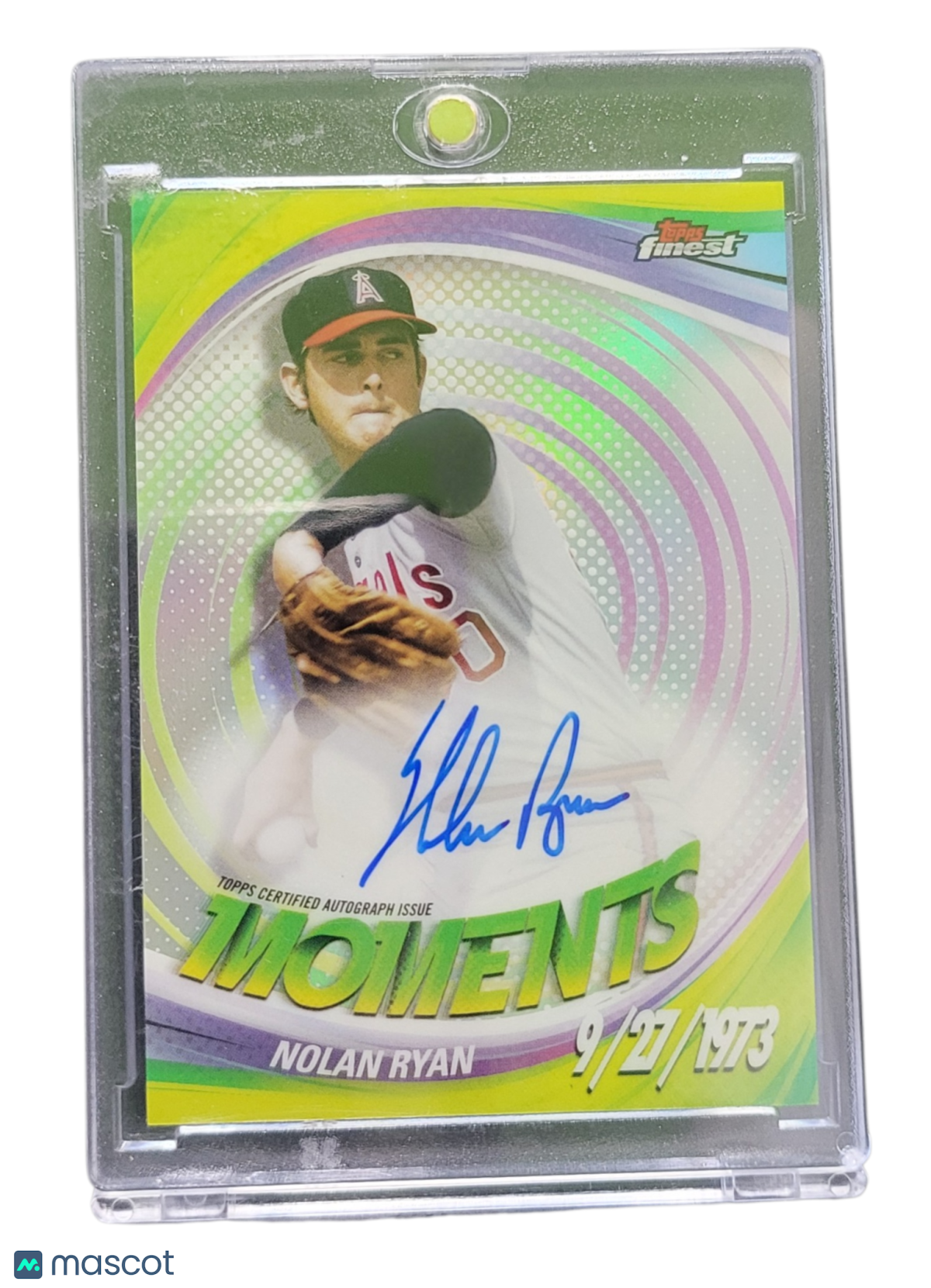 2025 Topps Finest Finest Moments Autographs Nolan Ryan #Fma-Nr