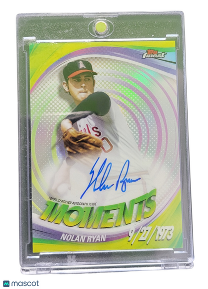 2025 Topps Finest Finest Moments Autographs Nolan Ryan #Fma-Nr