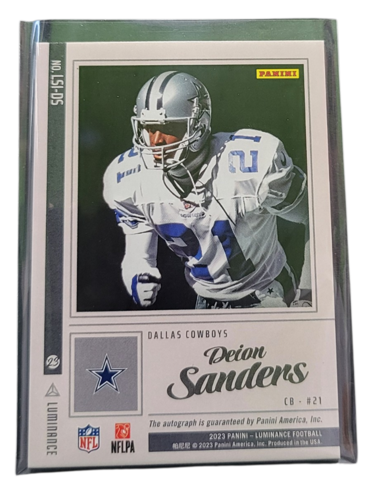 2023 Panini Luminance Lightspeed Ink Deion Sanders #Lsi-Ds 10/10