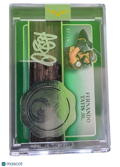 2025 Topps Five Star Silver Signatures Fernando Tatis Jr. #Fss-Ft Green 07/15
