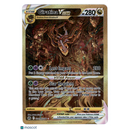 2023 Crown Zenith Giratina Vstar #Gg69/Gg70 Ur