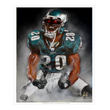 Hand Signed Brian Dawkins "WEAPON X" Art Print