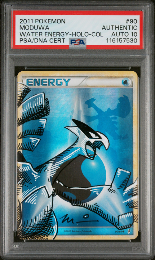 PSA Auto Gem Mt Moduwa Lugia Water Energy-Holo