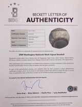 2009 Washington Nationals (13) Signed Official MLB Baseball BAS