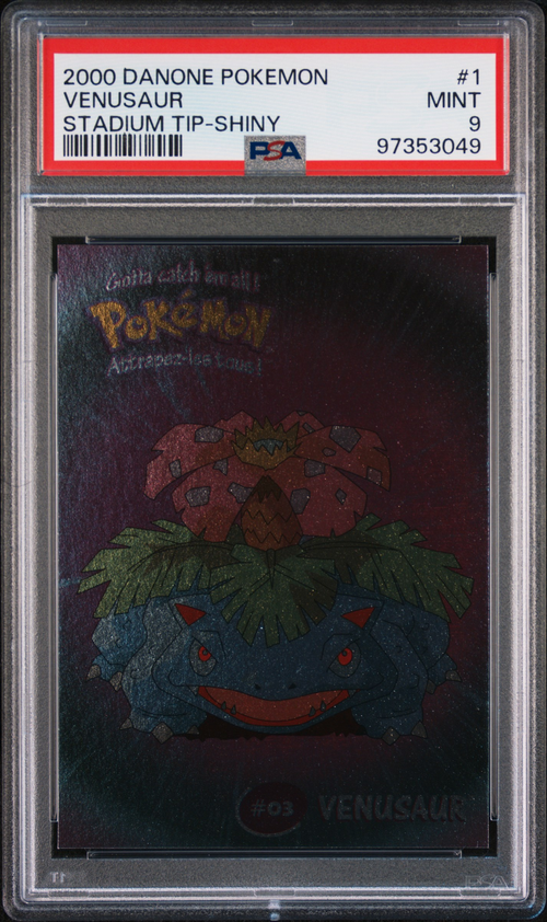 PSA 9 Venusaur Stadium Tip-Shiny