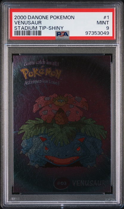 PSA 9 Venusaur Stadium Tip-Shiny