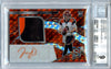 Joe Burrow 2020 Panini Spectra Neon Orange Jersey Auto 10/15 #201