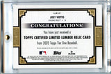 Joey Votto 2023 Topps Tier One Certified Limited Lumber Relic 1/1 #LLR-JV