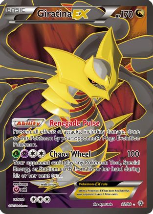 Giratina Ex (Full Art) (93/98) - Xy Ancient Origins Holofoil