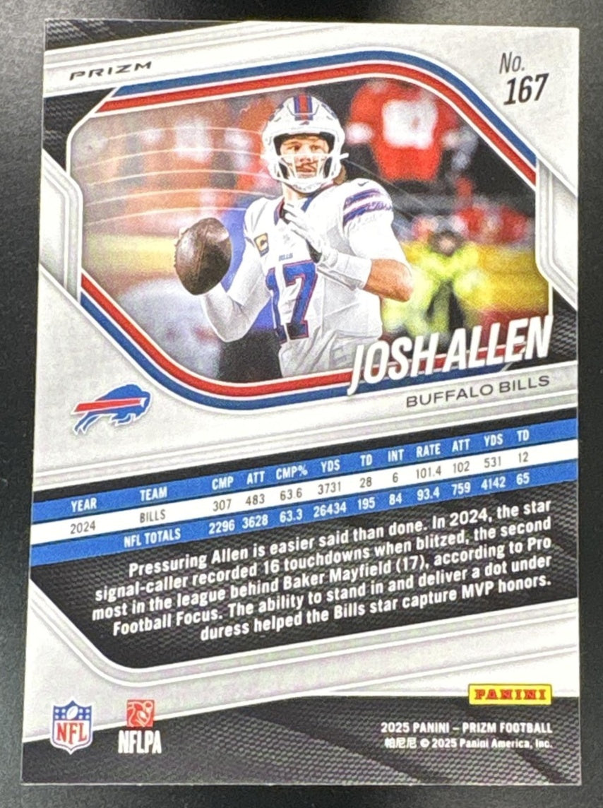2025 Prizm #167 Josh Allen Press Proof Ssp