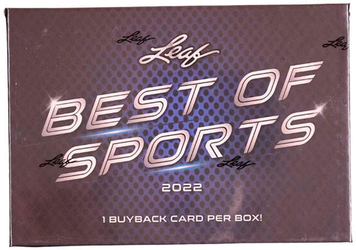 2022 Leaf Best Of Sports Hobby Box