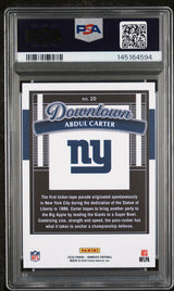 2025 Donruss #20 Abdul Carter Downtown! PSA 10