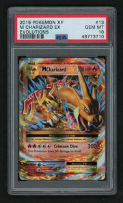 2016 Pokemon XY Evolutions M Charizard Ex #13 PSA 10