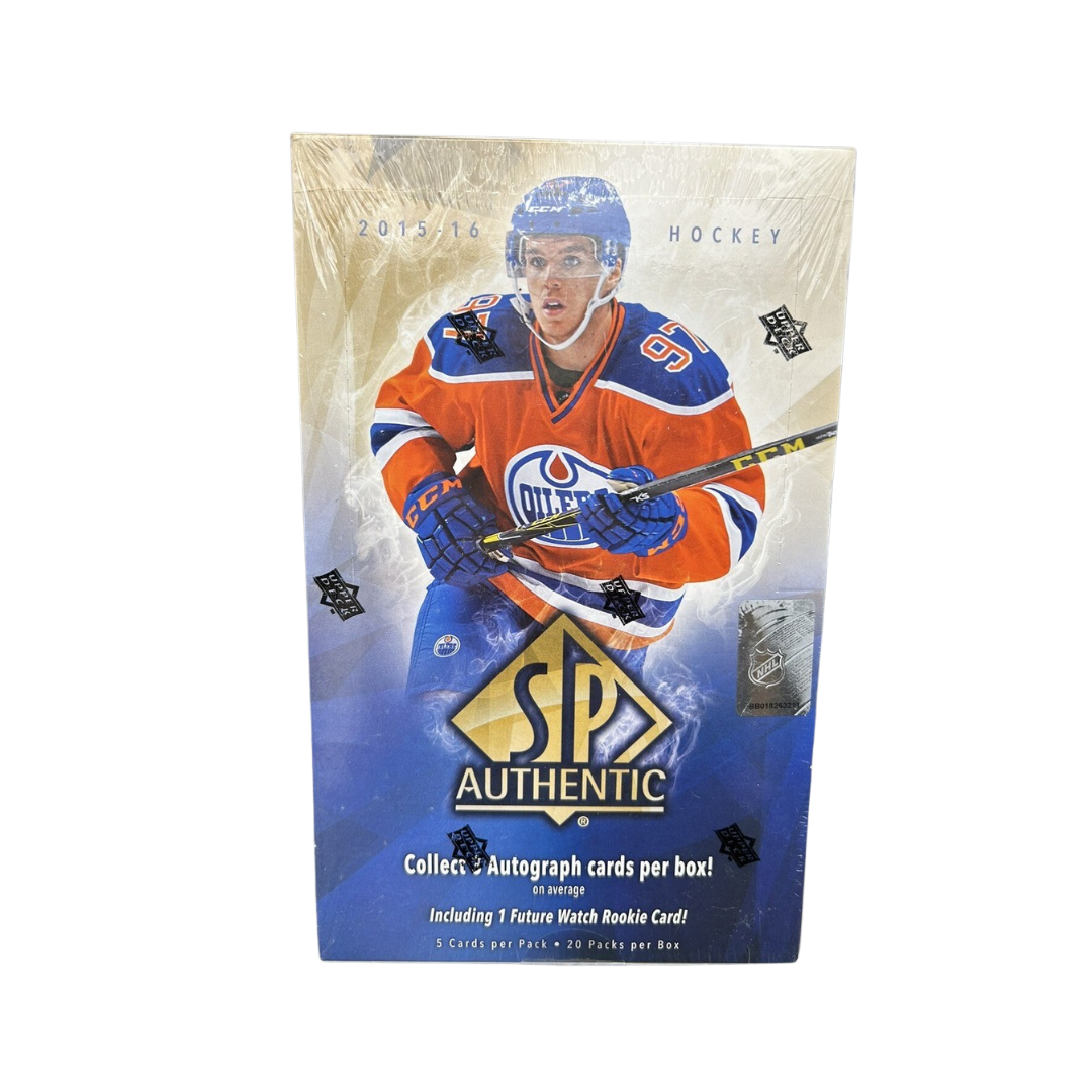 2015-16 Upper Deck SP Authentic Hockey Hobby Box