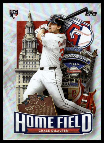2026 Topps Chase Delauter Rookie Rc Home Field Advantage Ssp