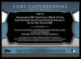 2009 Triple Threads Carl Yastrzemski Triple Patch Auto Game-Used /3
