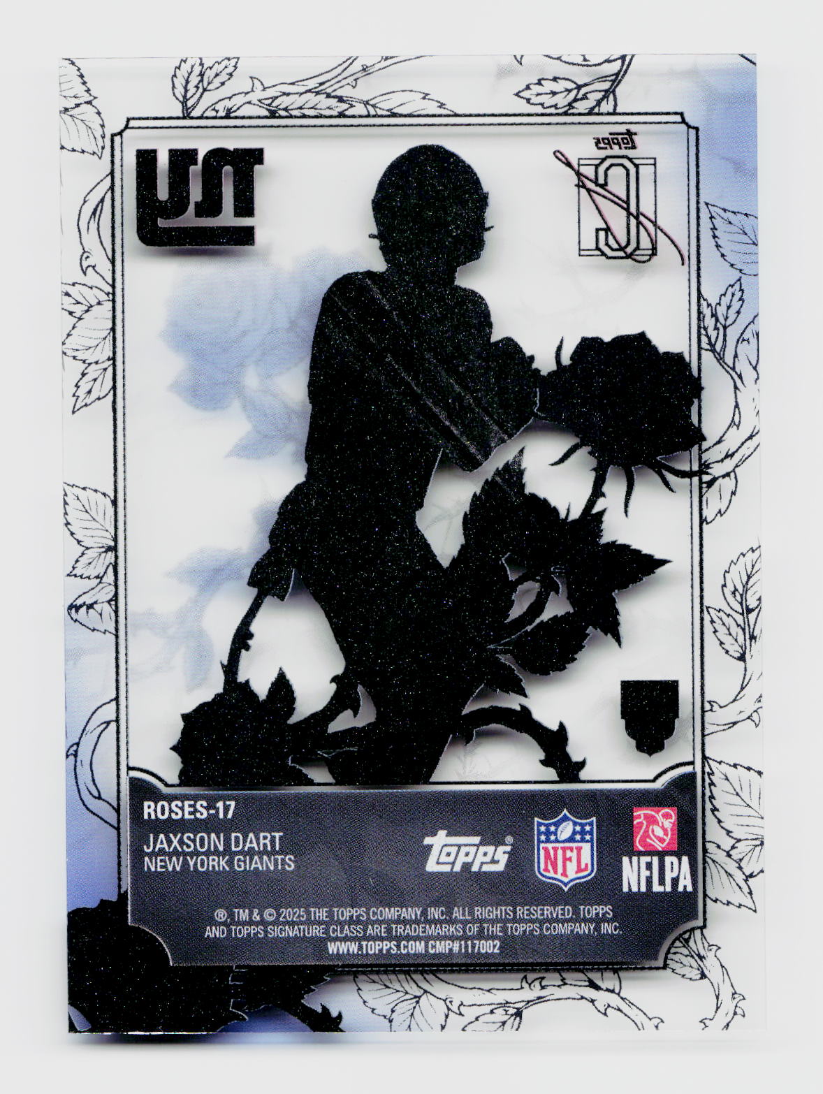 2025 Signature Class #Roses-17 Jaxson Dart Rc Roses Acetate Ssp