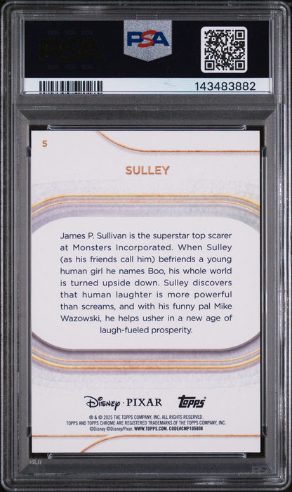 2025 Topps Chrome Disney Image Variation-Speckle Sulley #5 /265 PSA 10 143483882