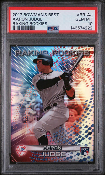 2017 Bowman's Best Raking Rookies Aaron Judge #Rraj PSA 10
