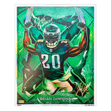IMMORTALSTM BRIAN DAWKINS "RELENTLESS" LEGACY FINE ART EDITION – DUAL AUTOGRAPH