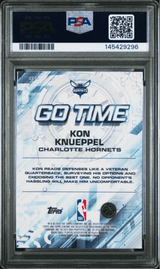 Graded 2025 Topps Chrome Kon Knueppel #GT19 Go Time Rookie RC Basketball Card PSA 10 Gem Mint