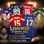 LOADED! Mystery Box 6x Autographed/Signed Football Jerseys with PSA JSA or Beckett COA