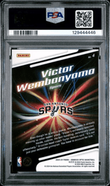 Graded 2023 Panini Donruss Optic Victor Wembanyama #4 Lights Out Rookie RC Basketball Card PSA 10 Gem Mint