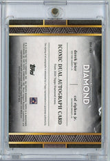 2024 Topps Diamond Icons Derek Jeter Cal Ripken Jr #IDAJRC /25 Iconic Dual Autograph Baseball Card