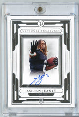2025 Panini National Treasures Ashton Jeanty #RSFPAJY /99 Auto Rookie RC Football Card