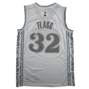 Autographed/Signed Cooper Flagg Dallas Mavericks White City Edition Authentic Basketball Jersey PSA/DNA COA